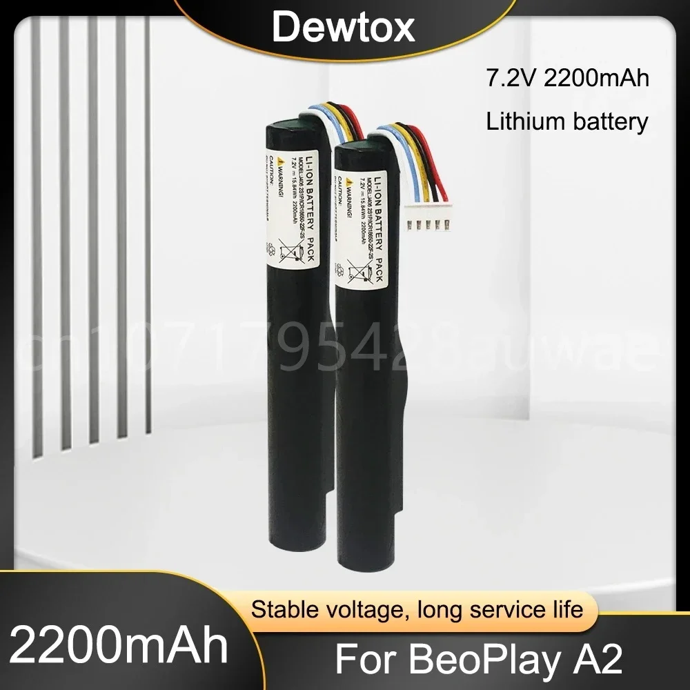 Аккумулятор для динамика 7,2 В, 2200 мАч J406/ICR18650NH-2S для Bang&Olufsen BeoLit 15, BeoLit 17, BeoPlay A2, BeoPlay A2 Active