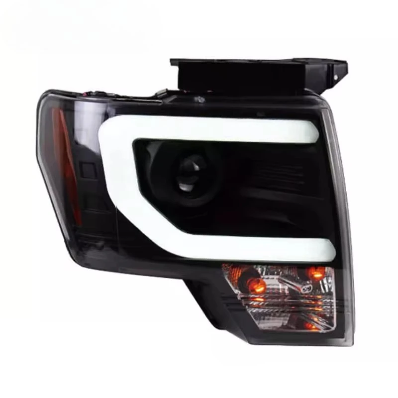 2009-2014 for F-150 F150 Headlight DRL Daytime Running Light Emitting Diode Headlight Lens Projector Front Light