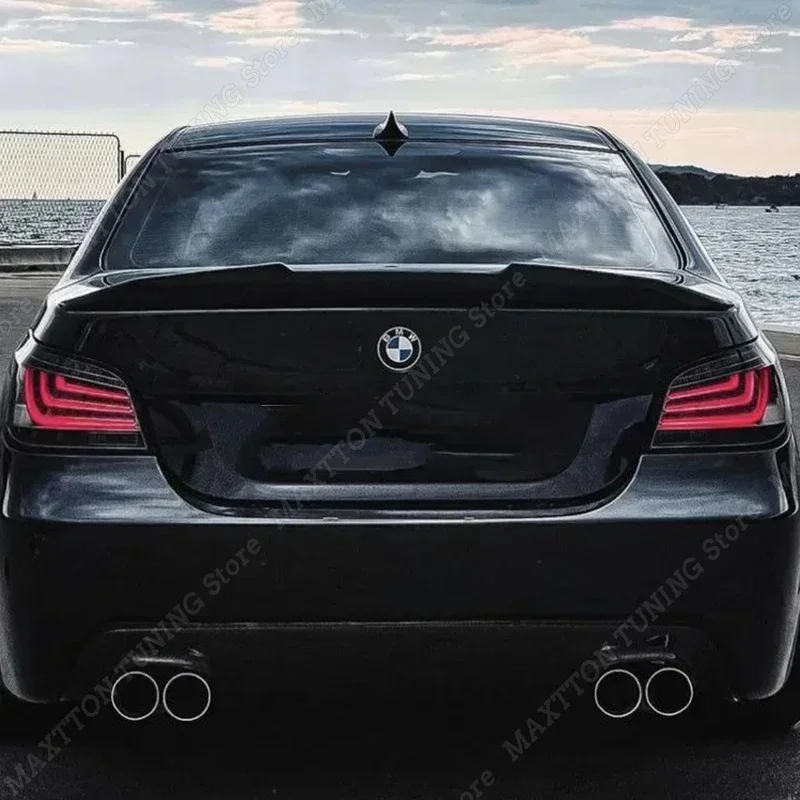 Rear Spoiler Wing Body Kit Tuning Gloss Black/Carbon Look PSM Style For BMW 5 Series E60 520i 520d 530i 530d 535i M5 2003-2010