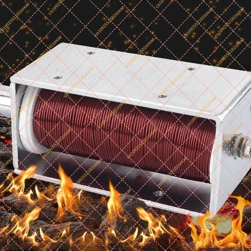 100MM Long Stroke Electromagnet 15KG Thrust DC 24V AC 220V Push Pull Solenoid Self Resetting Type