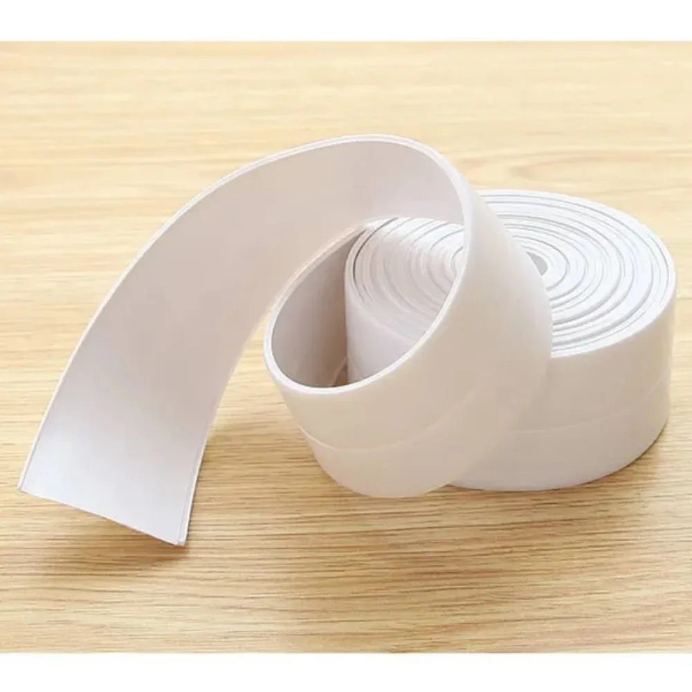 1 Pc 3.2 M X 3.8 CM Kitchen Bathroom Sink Sealing Strip Tape Waterproof Durable Self Adhesive Strip Tape