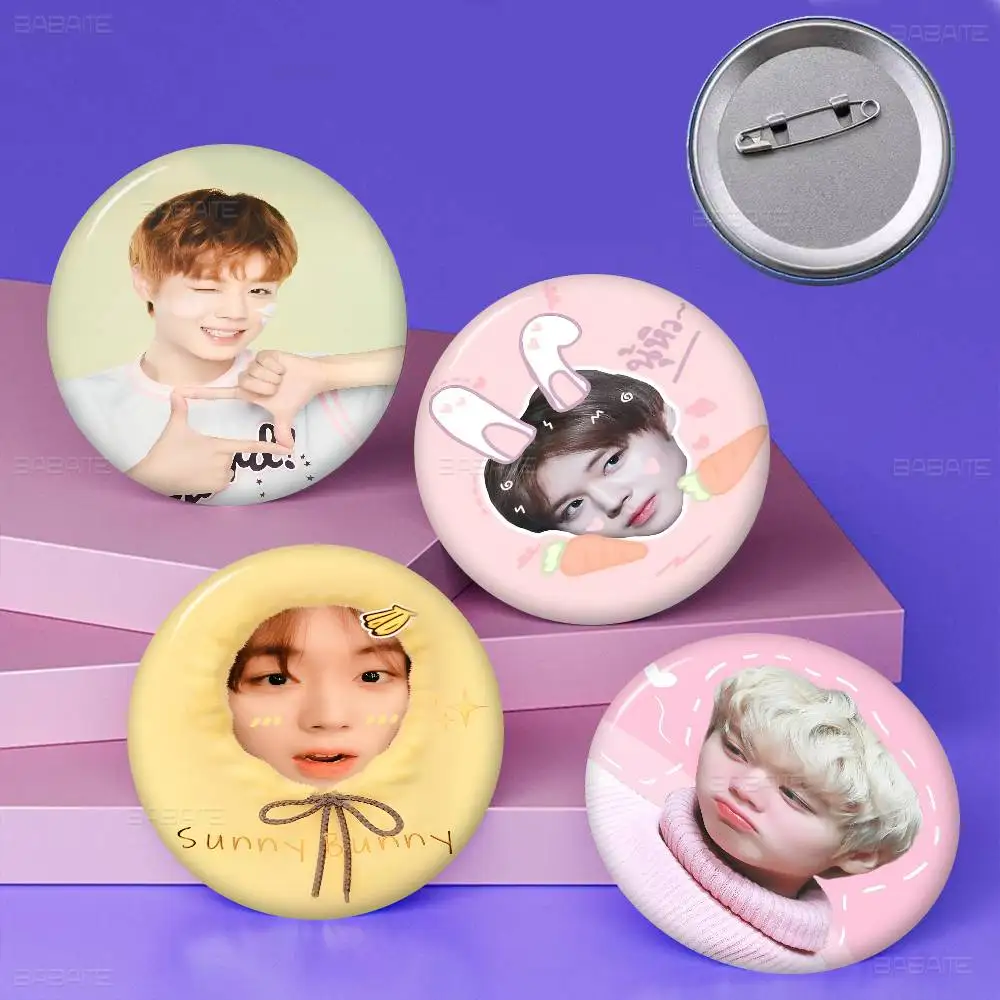 Handsome Talented Korean Idol P-Park Ji-Hoon Anime Brooches Cute Cartoon  Badge Jacket Jeans Lapel Pin Gift Accessorie