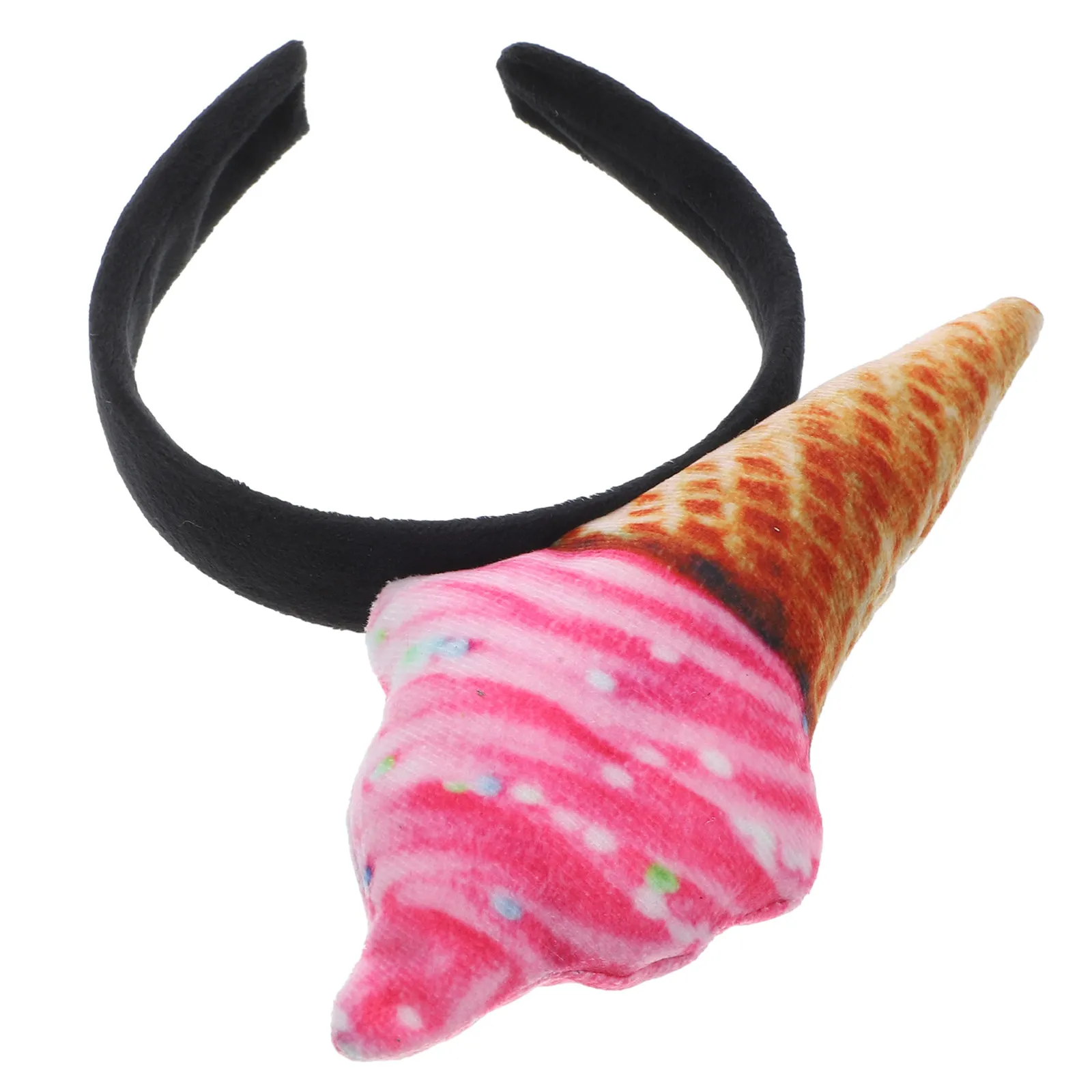 

Women Ice Cream Headband 20.50x15.80x3.00cm Stylish Hair Band Spa Makeup Party Hair Accessories for Women