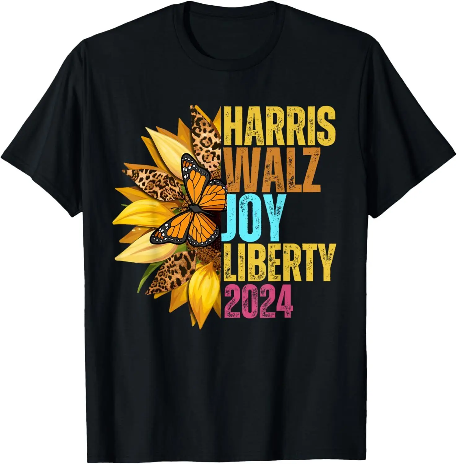 

Harris Walz Waltz 2024 Harris Walz Joy Liberty T-Shirt