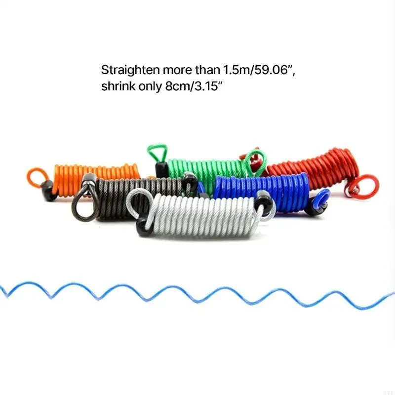 D5BE Steel Wire Rope Formerable Cable Cable Cable Cable Dring Safety Safety Acture Locking Argan #6