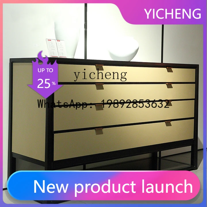 

X4 New Chinese Style Sideboard Entrance Storage Decorative Cabinet Solid Wood Living Room Villa Furniture