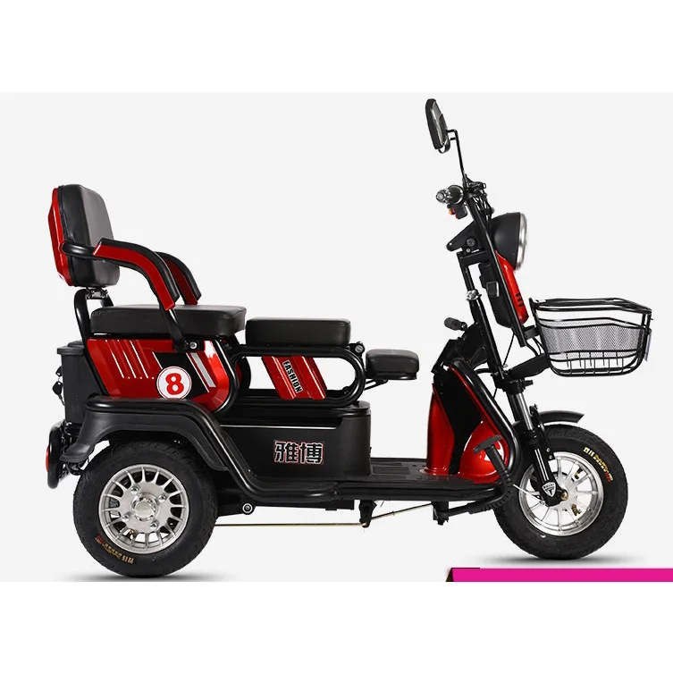 600W Electric Tricycles New Leisure Three-wheeler Mini Detachable Battery  Motorcycle Scooter Adult