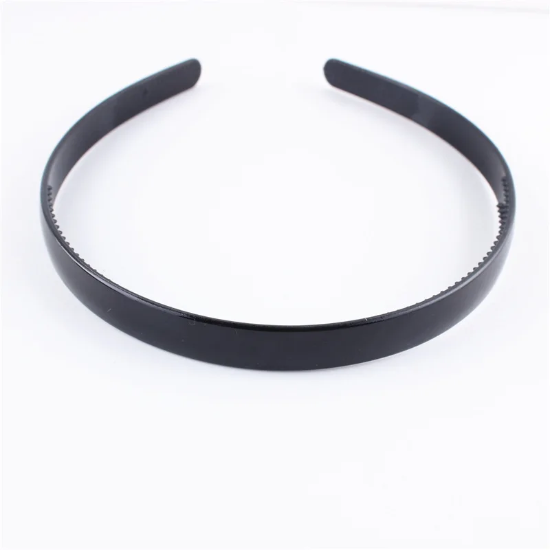 Fashion Mens Women Unisex Plastic Resin Hairband Black Smooth Hair Head Hoop Band Sport Headband Diy Hair Accessories Headdress