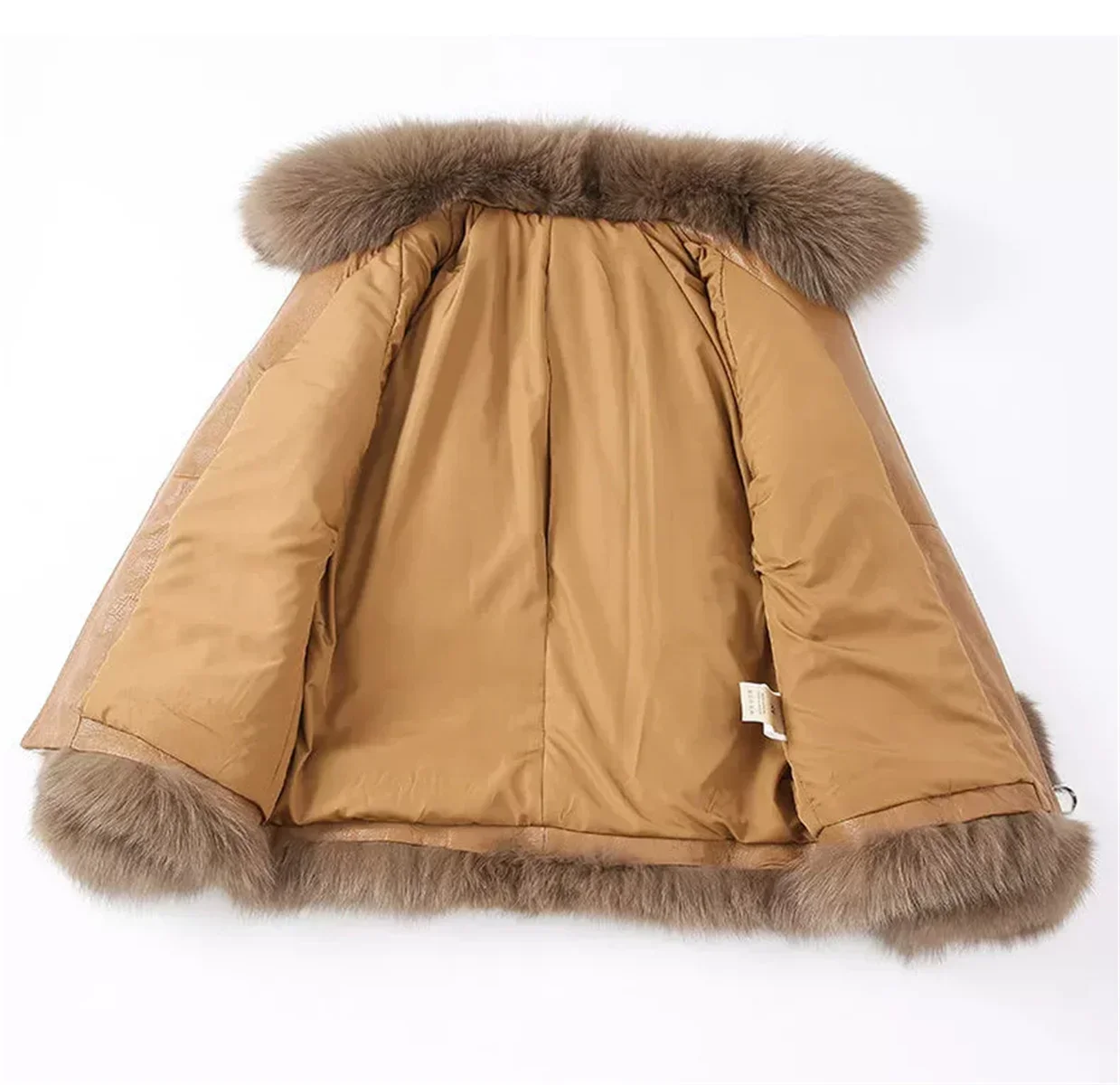 Fox fur grass women's coat winter new fox fur collar with imitation cotton fur coat women's simulation