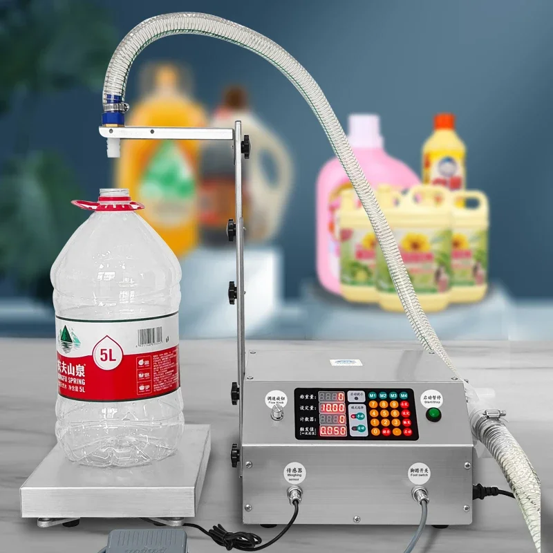 CSY-L36 Large Flow Weighing Type Fully Automatic Quantitative Liquid Laundry Liquid Edible Oil Filling Machine