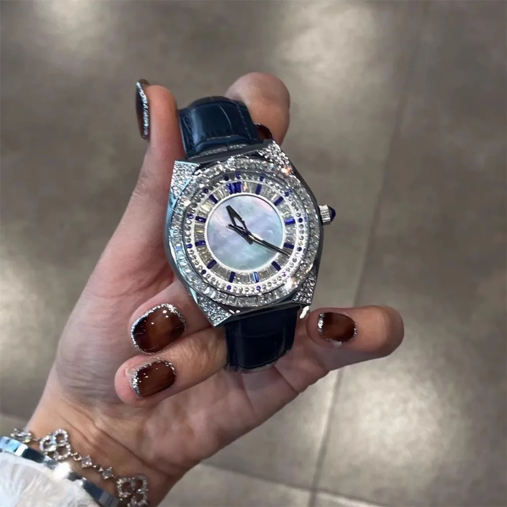 

Women's watch full of diamonds, light luxury high-end large dial, high-end women's watch