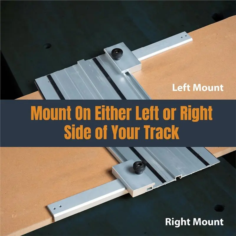 ABKS-Right Angle Track Saw Guide Rail Square 90° Adjustable Protractor For Festool