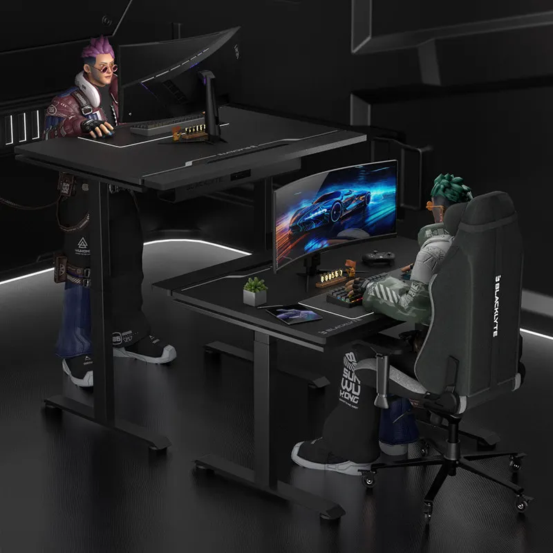 Console Study Computer Desks Gaming Students Shelves Standing Office Computer Desks Children Mesas De Computador Home Furniture