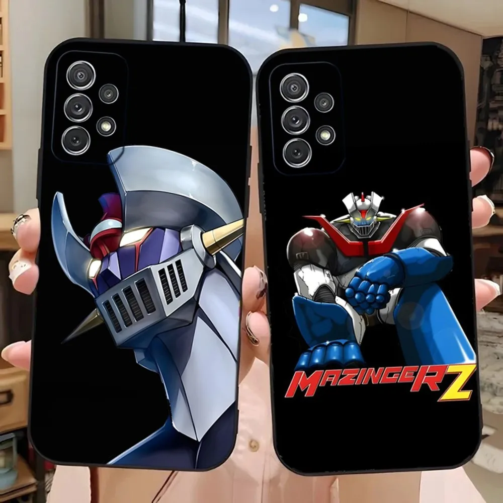 

Manga M-Mazinger Z Phone Case For Samsung Galaxy A13,A21s,A22,A31,A32,A52,A53,A71,A80,A91 Soft Black Phone Cover