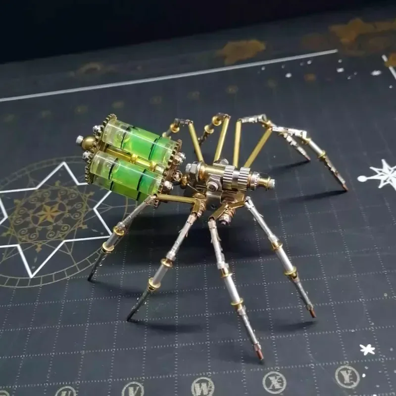 DIY Mechanical Spider Metal Model Kit 3D Puzzles Cyberpunk Insects Assembly Creative Handmade Metal