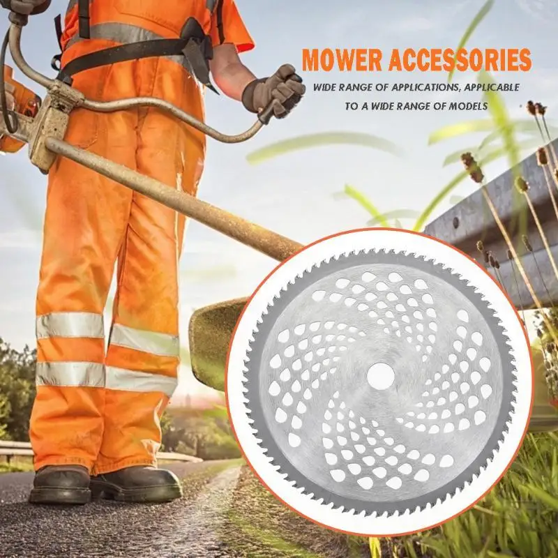 1Pcs Alloy Brush Cutter Blade 40/60/80 Sharp Teeth High Wear Resistance For Garden Lawn Yard Weed Trimming【Homeclub】