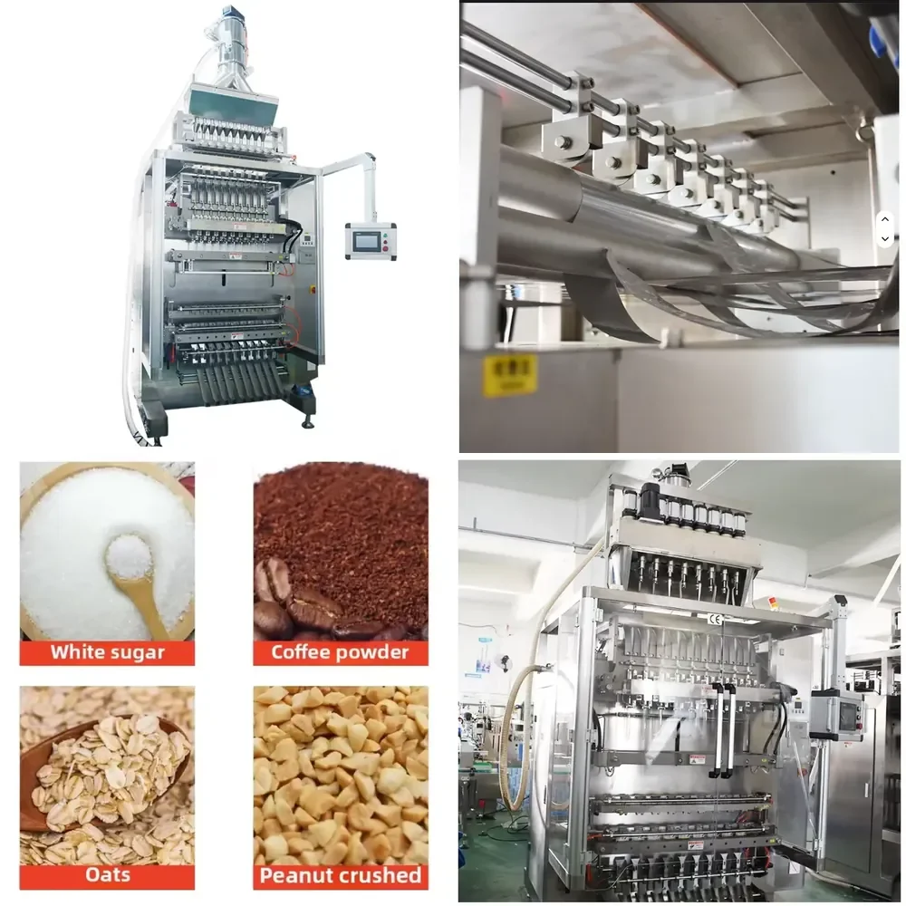 【2026】 Electric Vertical for (VFFS) Granule Packager/Multi-lane Plastic Bags Machine for Food Granules