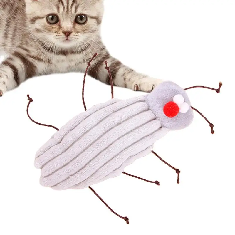 Cat Toys Plush Cute Kitten Plush Toy With Catnips Super Soft Crinkle Sound Pet Chew Toy Interactive Cat Teething Toys For Indoor