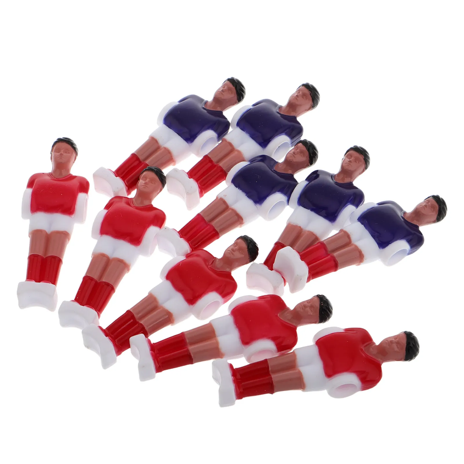 

10 шт. миниатюрных фигурок игроков для настольного футбола, сменные детали из смолы для игры в футбол, для дома, офиса, отдыха