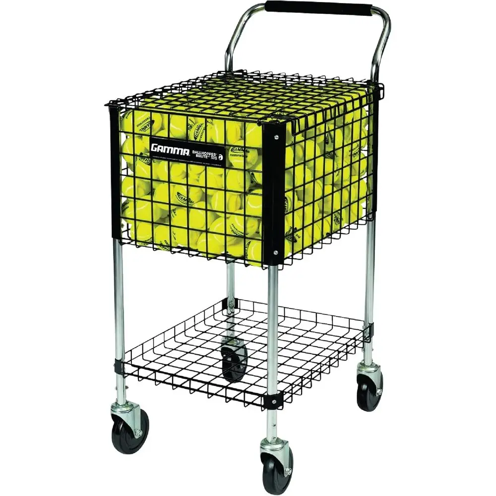 

Heavy-Duty Tennis Ball Cart, Premium Teaching Equipment, Convenient Design for Pickleball & Padel, Durable Court Accessory