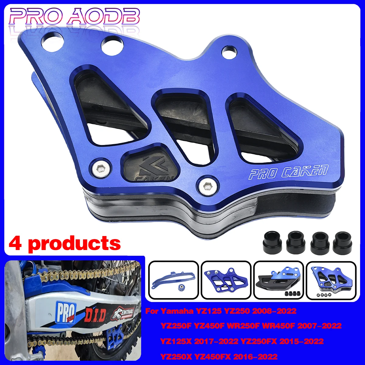 

For Yamaha Motocross parts Chain Roller Slider Guide Swingarm and Chain protection kit WR 250F 450F YZF WRF 250 450 YZ 125 450FX