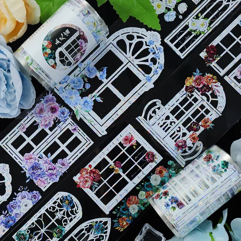 New Account Tape Character Stickers European and American Gothic Series Account Decoration Material Girl Landscape PET Tape