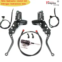 14MM Motorcycle Hydraulic Clutch Kit Lever Master Cylinder Knitting Oil Hose For Racing Yamaha Kawasaki Honda Suzuki Motos