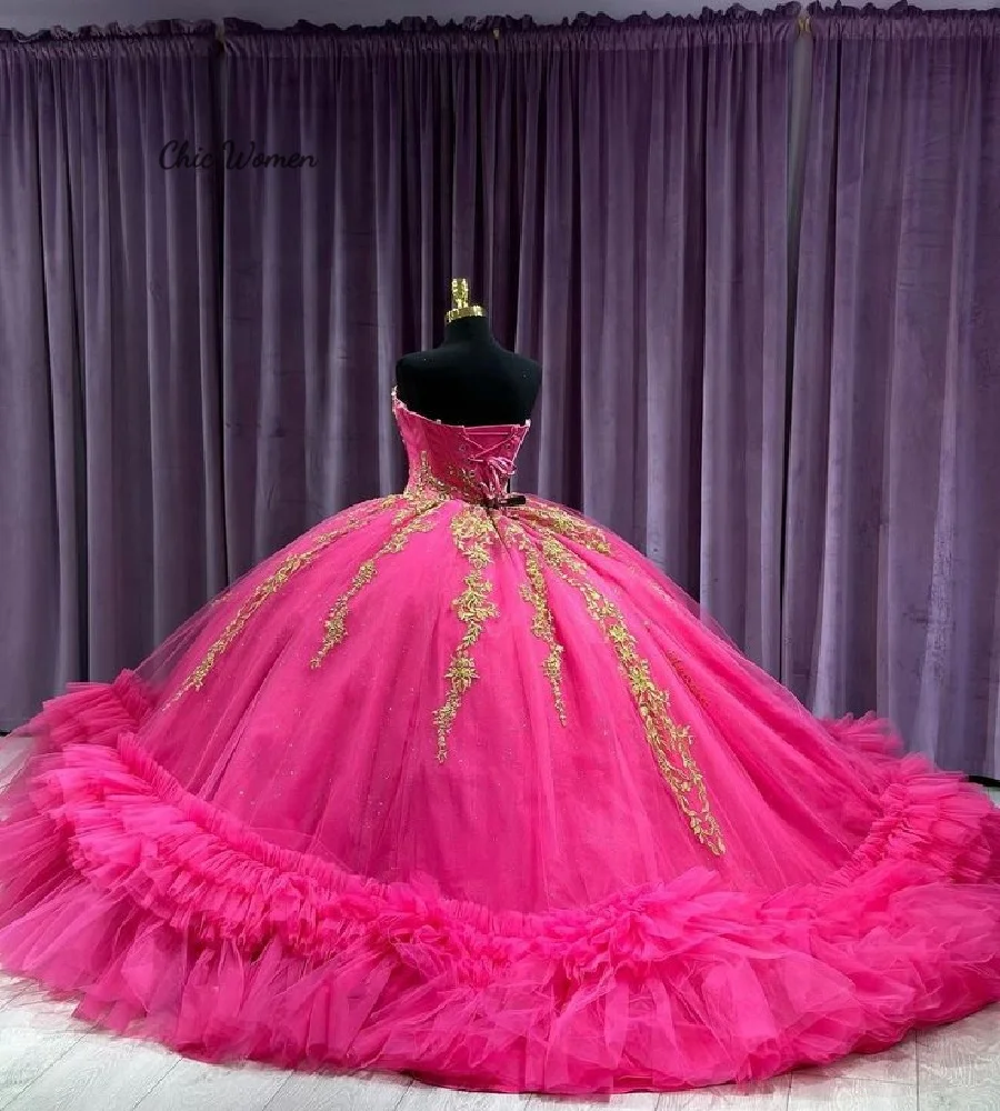 fifteen birthday dresses Pink Quinceanera Dresses With Butterflies Girls Sweet 15 Birthday Party  Ball Gown Dress fg4451