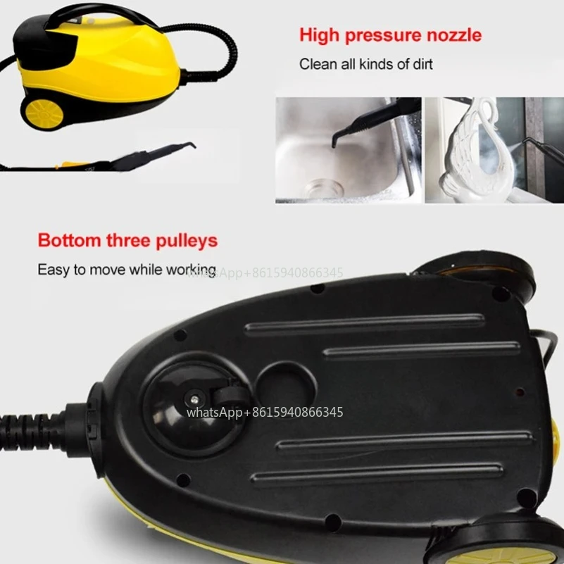 High Steam Cleaner Kill Mites Disinfector Home Kitchen 2000W  Electric Steam Cleaner for Stain Removal, formaldehyde, Floor, car - view 3