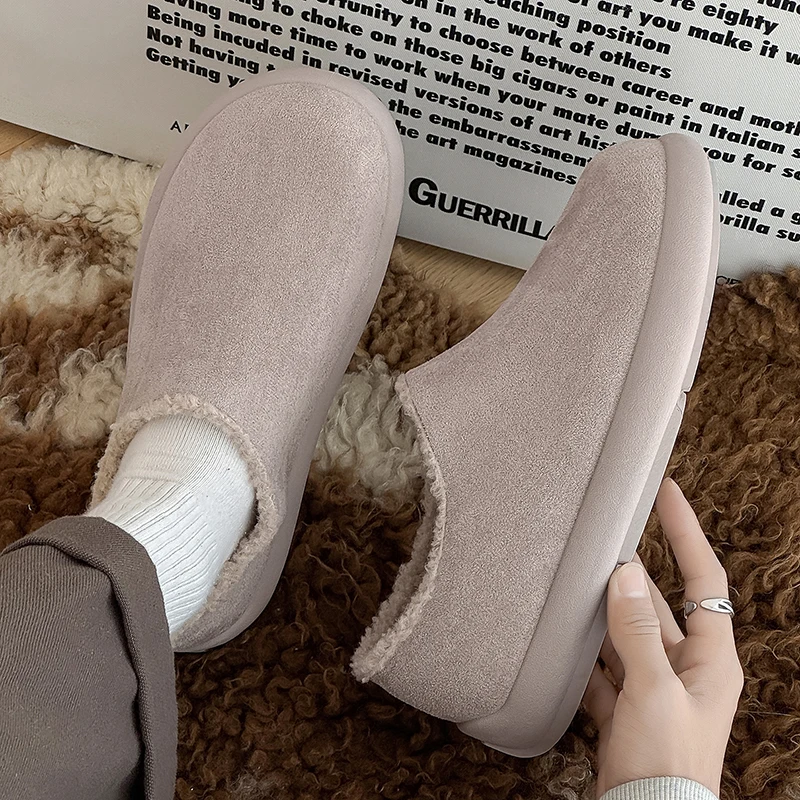 

Stylish Versatile Men's Winter Half-Heeled Shoes Warm Cotton Added for Cozy Feet Fashionable And Practical Men's Footwear