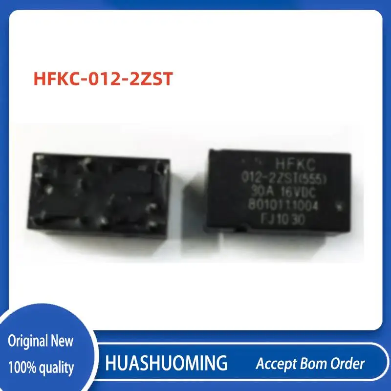 10Pcs/LOT New     HFKC-012-2ZST HFKC/012-2ZST 10PINS 30A 12VDC