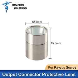 Raycus Output Connector Protective Lens Group QBH Proterctive Windows 0-4kW for Raycus Fiber Cutting Laser Source Cable