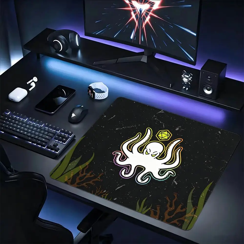 Gaming Mice Mat Knight Corgi Cartoon Art Control Mousepad Anti-slip Small Deskmat Pc Gamer Accessoires Lock Edge KeyboardPad