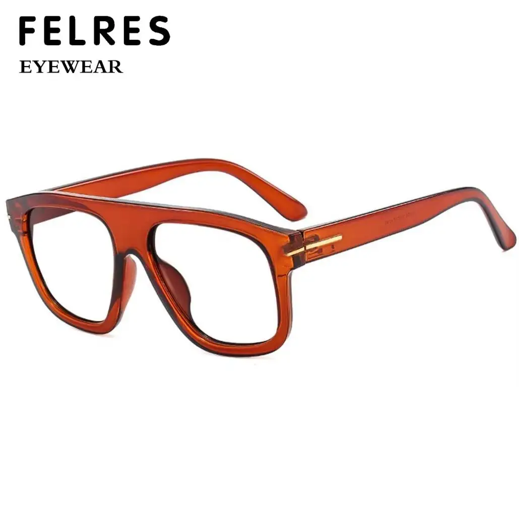 Oversized Square Reading Glasses Woman Men Decoration Retro Eyeglasses Trendy Anti Blue Light Single Focus Presbyopic Glasse - Image 2