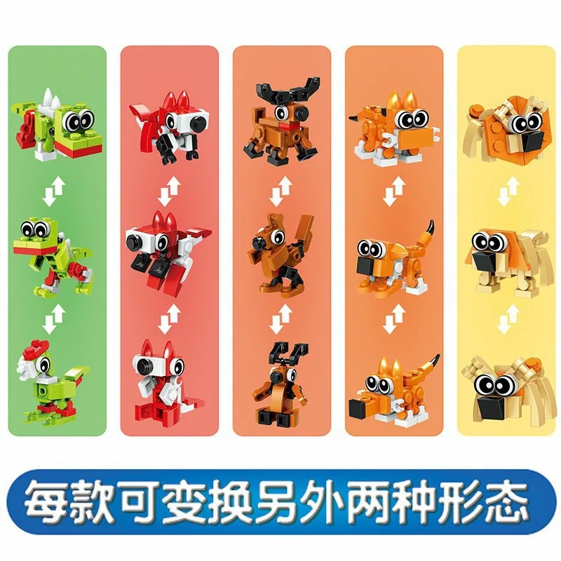 Creative Expert Mini Cute Animal Model Building Block Penguin Bricks Model Educational Assembly Toys Birthday Gift for Kids