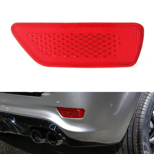 Imagen 2 del producto Cubierta de luz reflectora de parachoques trasero para Jeep Compass, para Dodge Journey 57010720AC 57010720AB CH1185100, lado izquierdo y derecho rojo