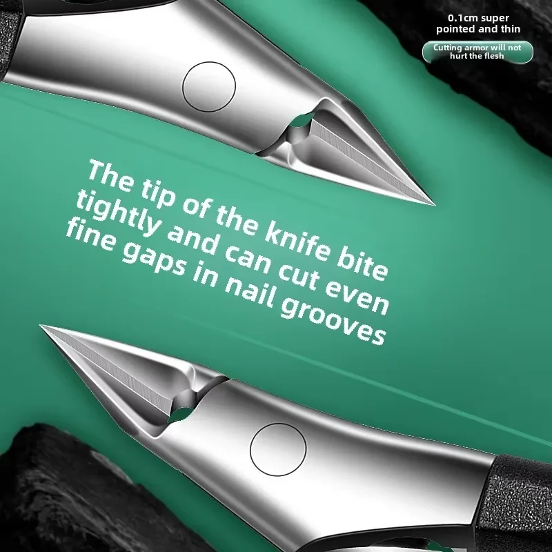 Juego de manicura, herramienta para cutículas, tijeras para la piel, empuje de acero, tenedor de cuero muerto, cortaúñas, limpieza de uñas, removedor, empujador, pedicura