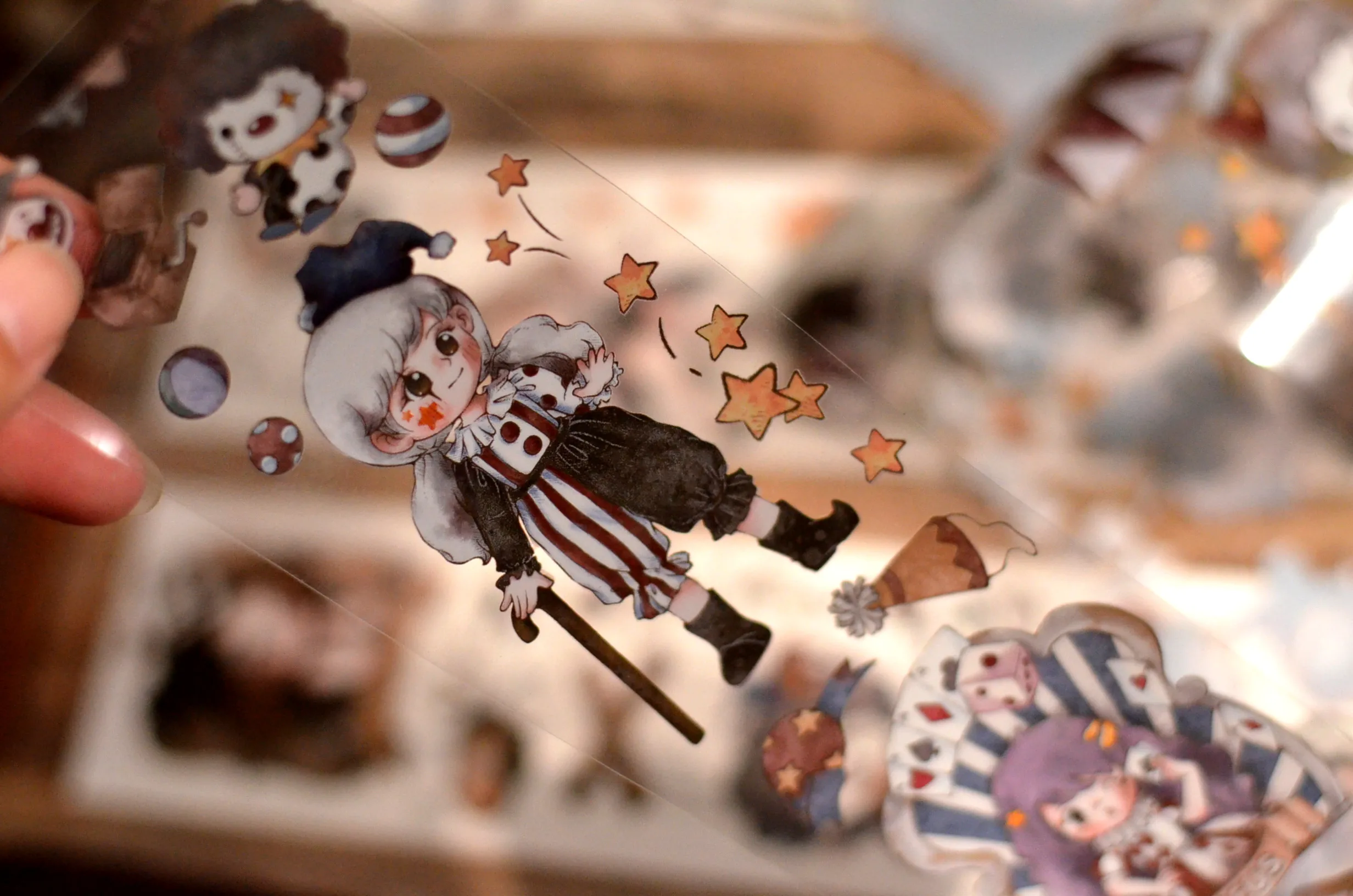 5 Meter Rolle Vintage niedlichen Mädchen Zirkus Journal Washi Tape Haustier Aufkleber