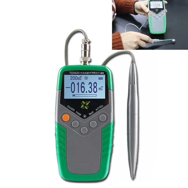 High Gaussmeter Fluxmeter Surface Field Tester with Probe Dropship