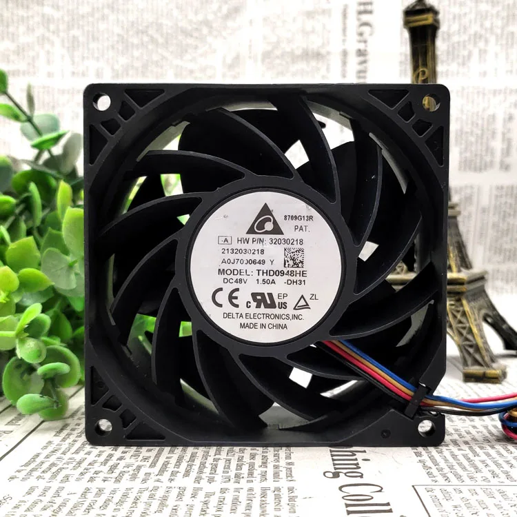 ORIGINAL THD0948HE 9038 DC 48V 1.50A 9CM SERVER FAN