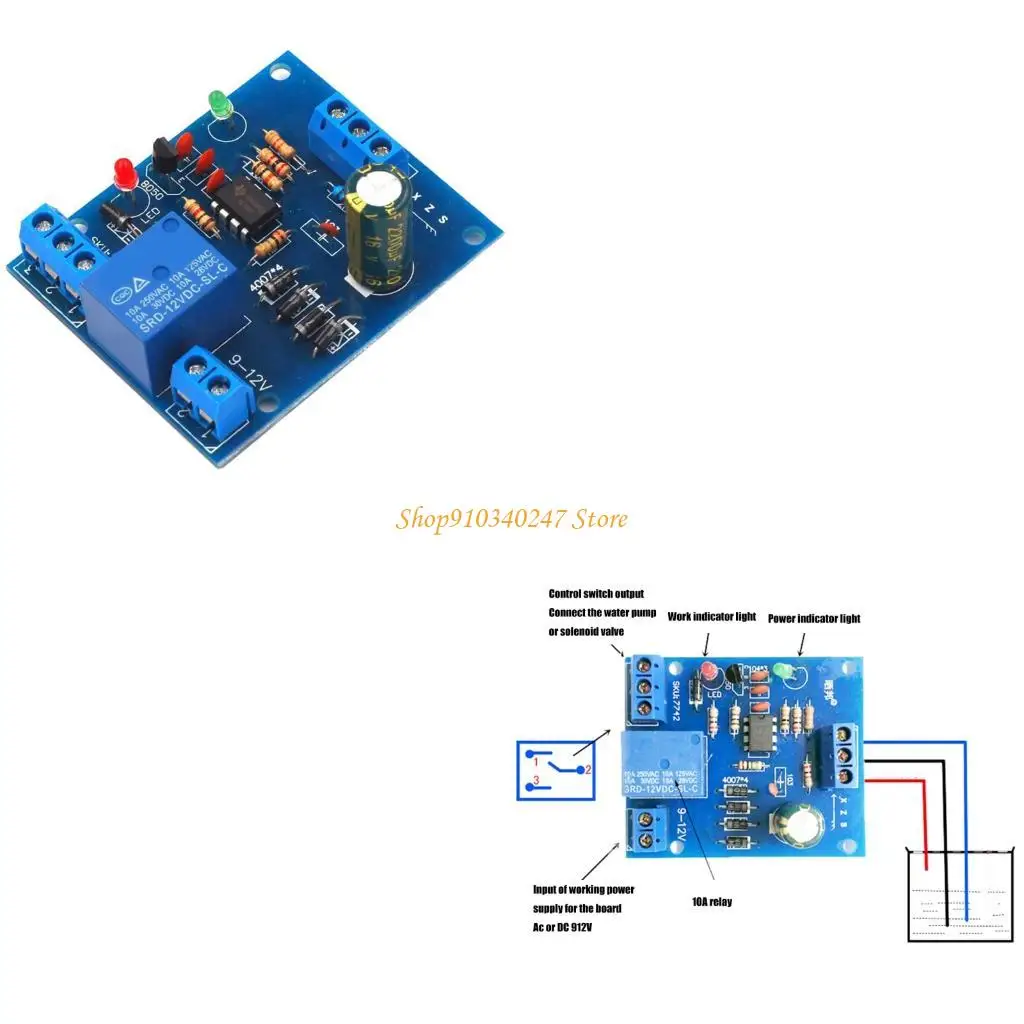 

Q22A Automatic Controller With 0.3dB Bandwidth Sensorings 12V Power For Water Tanks