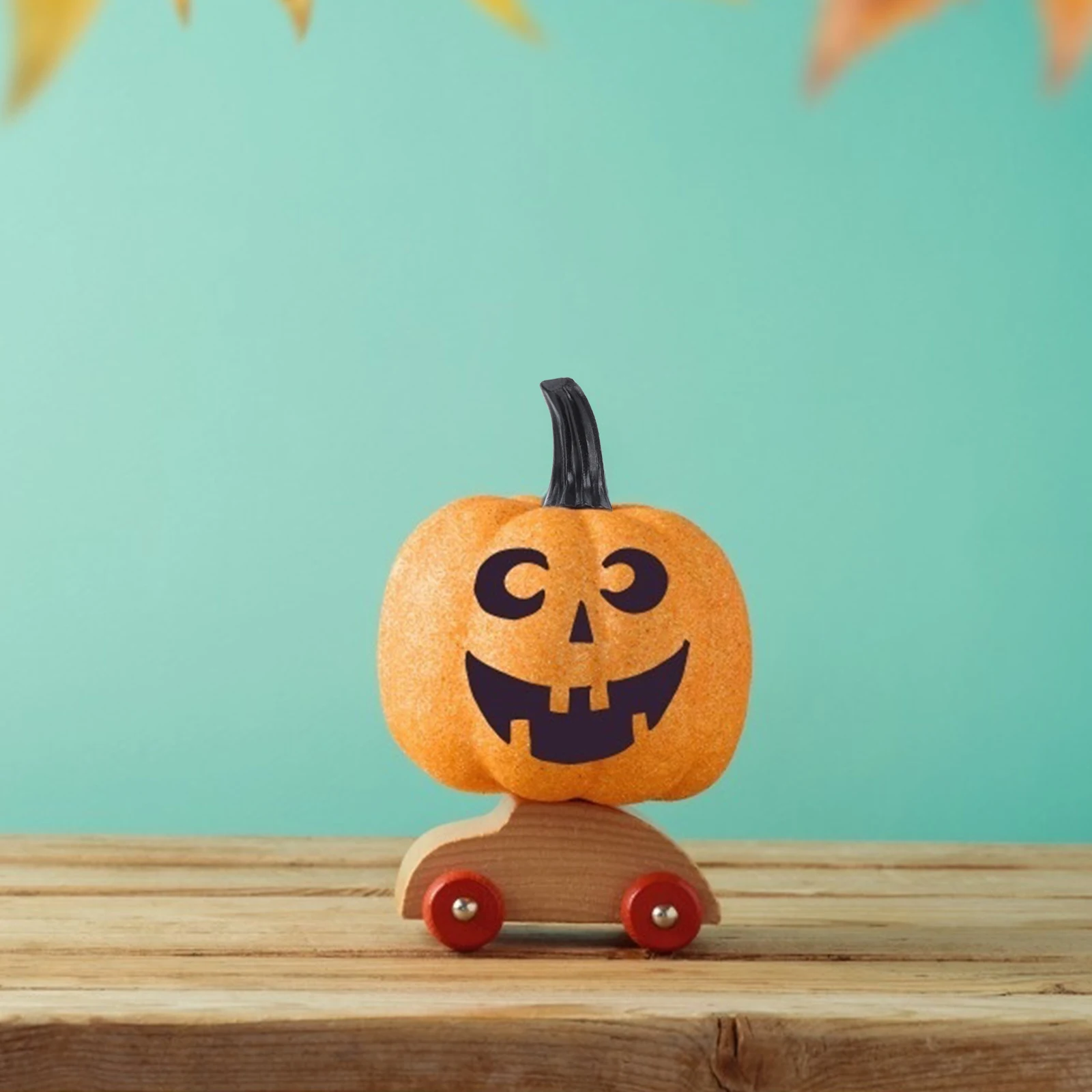 

60 Pcs Pumpkin Handle Accessories DIY Fall Decor Large Accessory Craft Pumpkins Plastic Fake