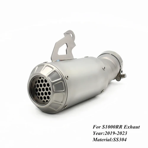 Sistema de Escape para motocicleta, silenciador, punta de motocross, Escape para Moto, sin cordones, para S1000RR 2019 - 2023 S1000R 2021 - 2023
