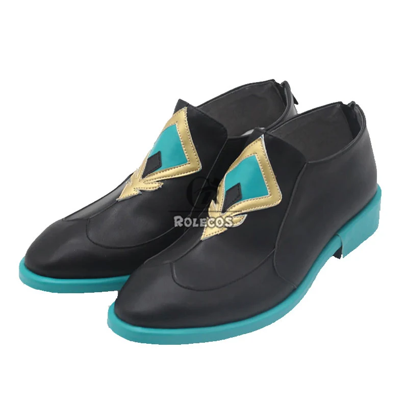 Rolecos Aventurine Cosplay Schoenen Spel Honkai: Star Rail Aventurine Platte Mannen Schoenen Party Halloween Kerstfeest Schoenen