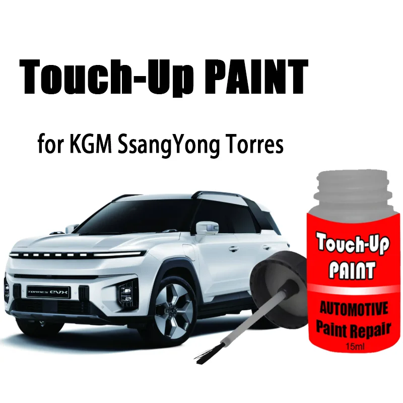 Automotive Touch-Up Paint (With Brush) for KGM SsangYong Torres Paint Scratch Remover Car Paint Car Accessories