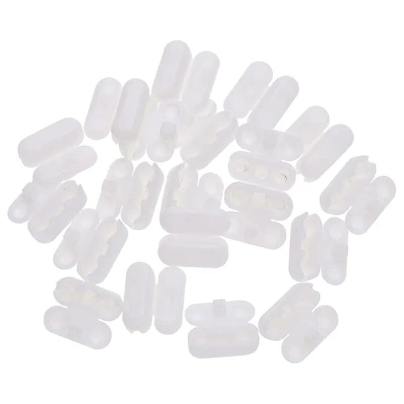 20pcs Roller Blinds Pull Cord Connector Roman Curtain Beaded Chain Connector Clips Plastic Curtain Vertical Blinds Joiners