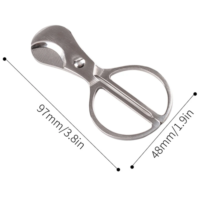 Cigar Supplies Classic Stainless Steel Cigar Scissors Round Cutter Head Guillotine Knife Smoking Accessories For Cohiba Cigar