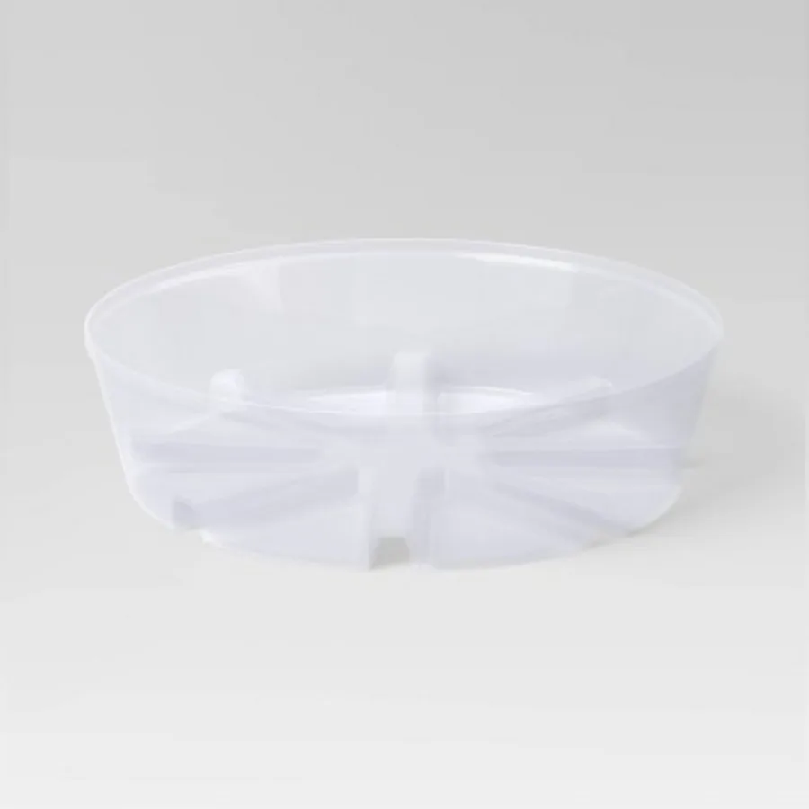 

Plastic Planter Saucer Clear - Round design, weatherproof, suitable for both indoor and outdoor use.
