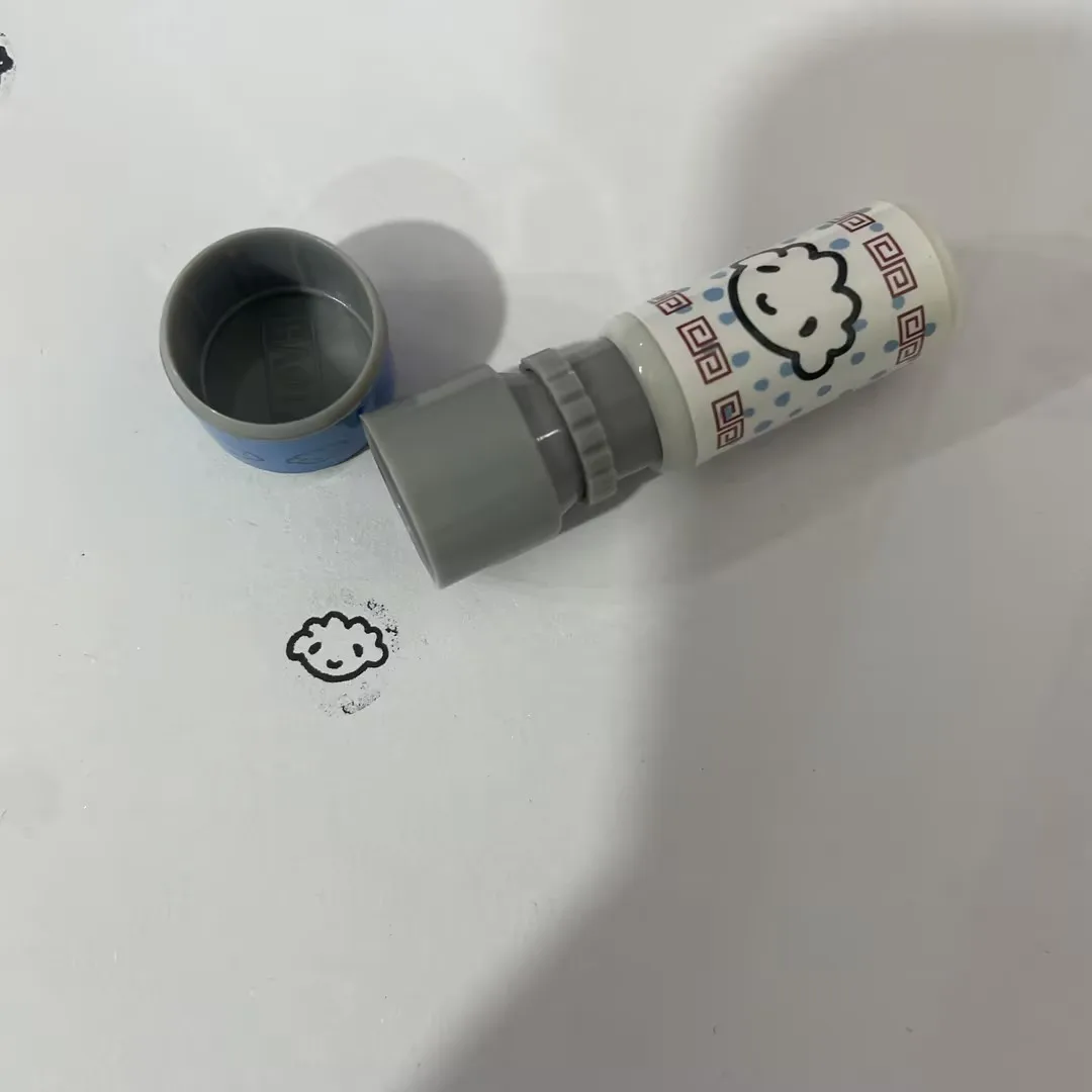 Kleines Tier-Lamm Mini Fotosensitives Siegel Kreative Niedliche Tägliche Stimmungsanzeige für Notizbuch DIY-Dekoration – Detail 2