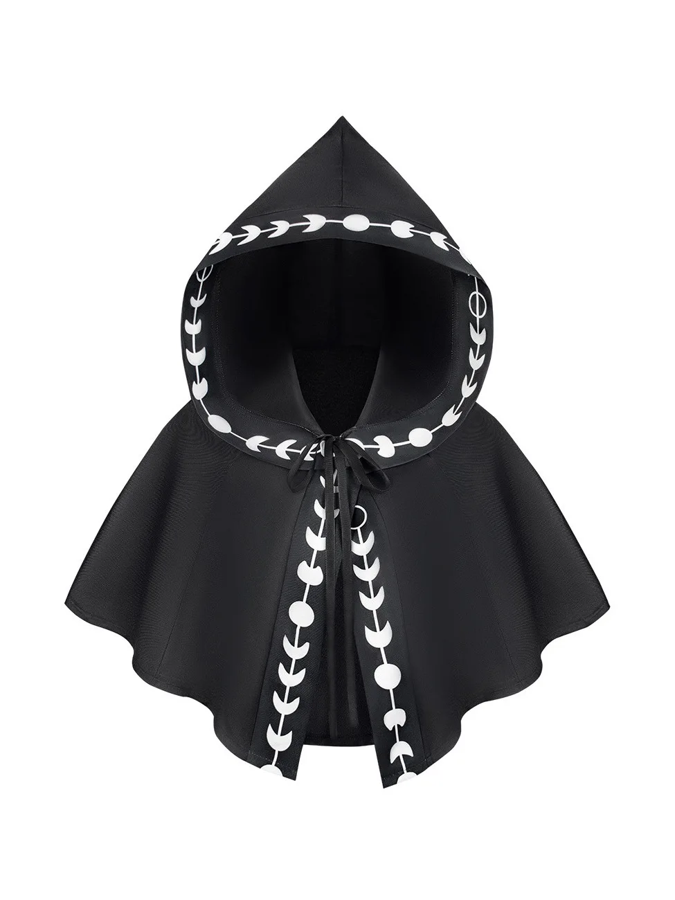 

Printed Death Reaper Hooded Cloak Punk Witch Medieval Style Halloween Costume Women's Fashion Stage Performance Traditional C...